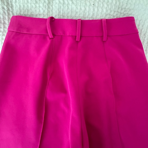 Milly Italian Cady cropped Hayden pants in raspberry pink, size 2 - Picture 5 of 5